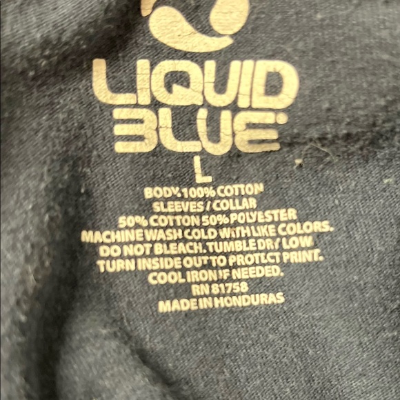 Liquid Blue long sleeve Pink Floyd tee shirt - Picture 4 of 4